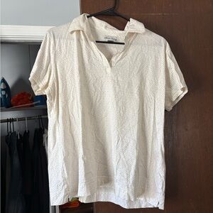 Sport Haley Cream Short Sleeve Polo